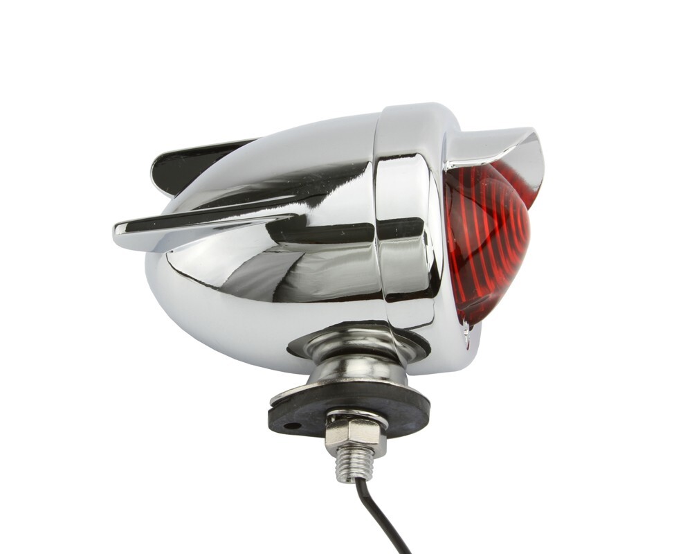 VINTAGE LOWRIDER BICYCLE STEEL REAR DUMMY LIGHT WING BULLET STYLE 