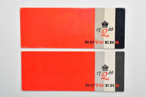 NJ Rutgers University Scarlet color 1950's Blotter Paper Ephemera Collectible