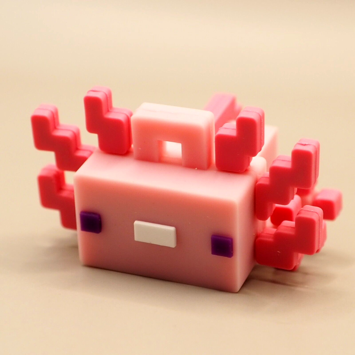 Axolotl Minecraft Rubber Mascot Mini Figure from Japan U665 | eBay