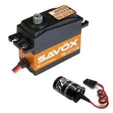 Savox SB-2272MG Lightning Speed Brushless Metal Gear Digital Servo + Glitch B...