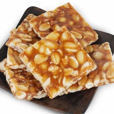 Kovilpatti Peanut Chikki | Gajak | Pure Jaggery Mittai Sweet Peanut Candy bar