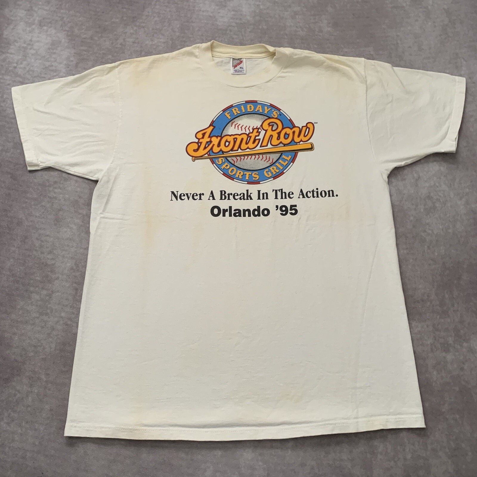 Camicia Orlando vintage anni 90 prima fila taglia XL sport grill bar ristorante Florida