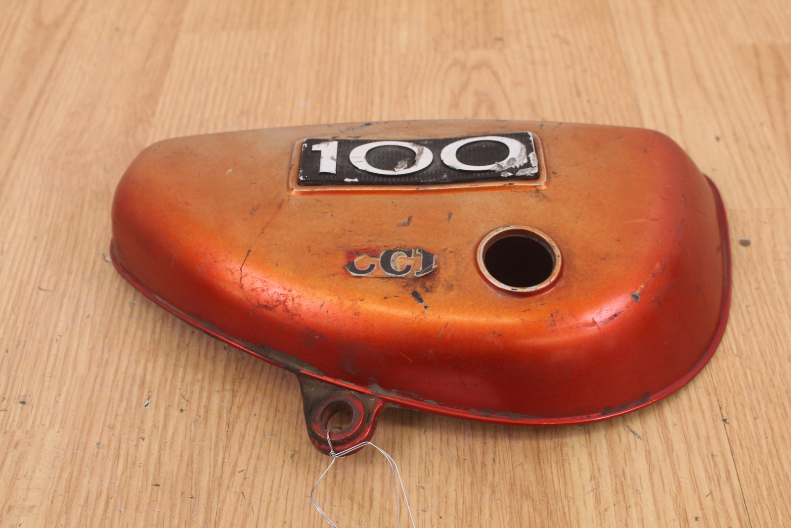 1973 SUZUKI TC100 Left Side Cover / Panel PT# 47111-25300-019