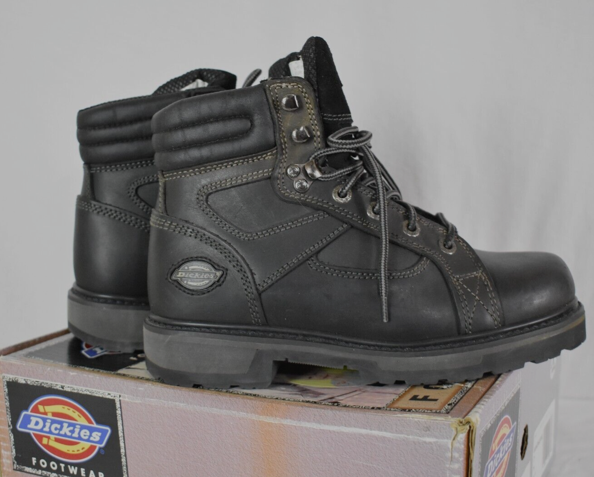 Dickies Black Leather Square Toe Boots Amazon.com: Dickies Men main image 4