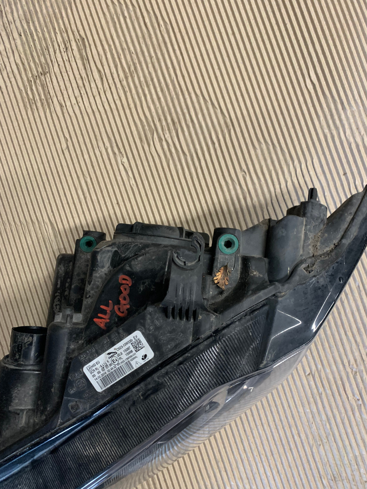 Jaguar XF X250 XENON Headlight Headlamp LH LEFT Hand RHD CX2313W030EF