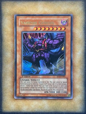 Yugioh Vampire Genesis SD2-EN001 Ultra Rare 1st Ed LP
