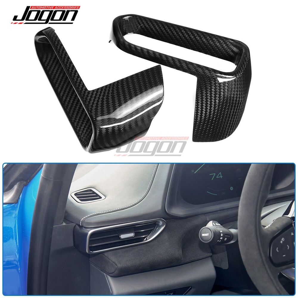 Carbon Dashboard Side AC Air Vent Outlet Cover Trim For Lotus Emira V6  i4 22-25