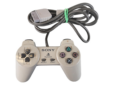 Sony PlayStation PS Controller Gray SCPH-1080 Wired Genuine OEM Gaming