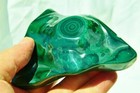 Bullseye Bulls Eye 106mm Malachite Congo Beauty Polished Crystals 4.2" 4240 exx — photo 10