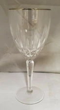 Set of 5 Lenox Clarity Platinum Water Goblets