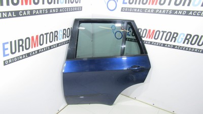 BMW oem Door, rear left TIEFSEEBLAU METALLIC A76 41527261481 E70  