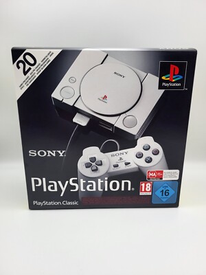 Sony PlayStation Classic Mini PS1 Konsole OVP 20 Spiele *Blitzversand* NEU