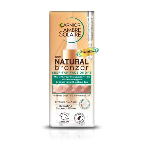 Garnier Ambre Solaire Natural Bronzer Self Tan Face Drops 30ml