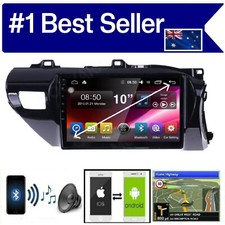 for TOYOTA HILUX 2020-2024 GPS APPLE CARPLAY ANDROID AUTO ODB DAB TPMS DVR 360