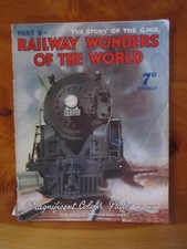 MAGAZINE RAILWAY WONDERS OF THE WORLD MARCH 29 , 1935 PART 9 ** GREAT **