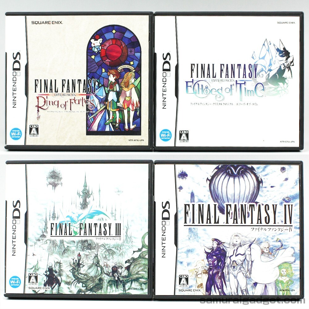 Final Fantasy Crystal Chronicles & Final Fantasy III & IV Nintendo