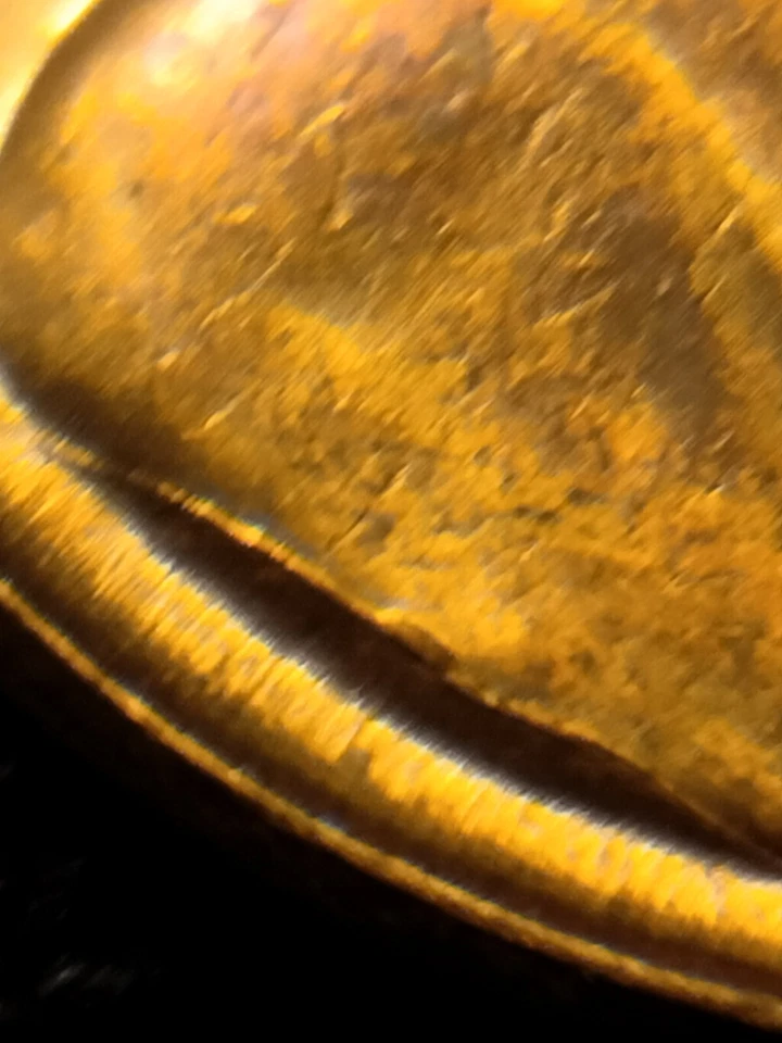 1956 P Lincoln Wheat Cent Retained Die Break Error - Image 4 of 4