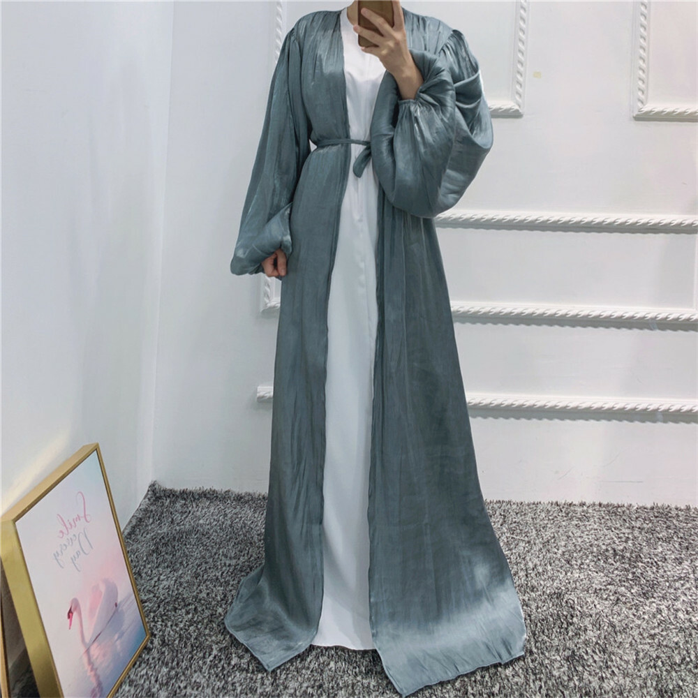 HAN HONG Abito musulmano Abaya del Ramadan per le donne Eid Arabic