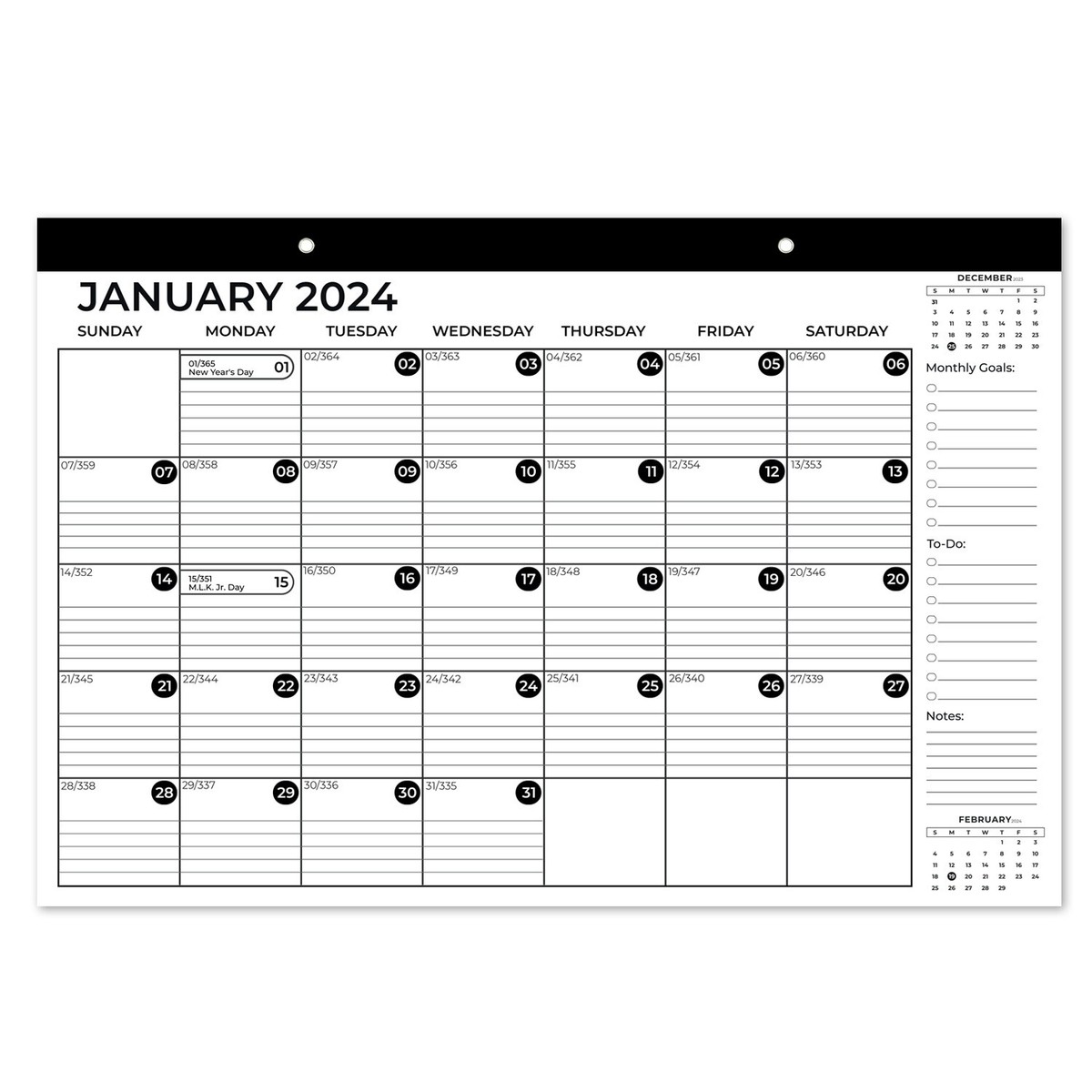 desk-calendar-2024-12-months-from-january-to-december-size-12-x18-ebay