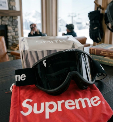 Supreme Smith Snowboard Goggles Black FW15 Ski Glasses Rare Collectible - NWT