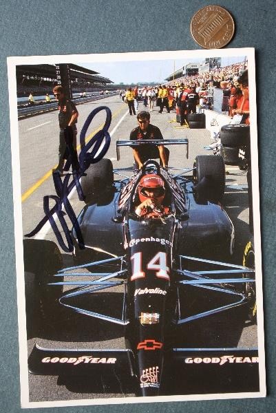 Indy 500 4-time Champion A.J. Foyt Jr. AUTOGRAPHED / HAND SIGNED Color Photo -