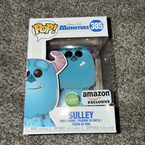 Funko Pop! Vinyl: Pixar - Sulley - (Flocked) - Amazon (Exclusive) #385