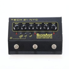 TECH21 SansAmp programmierbarer Tieft&ouml;ner DI-Gitarren-Effektpedal guter Betrieb