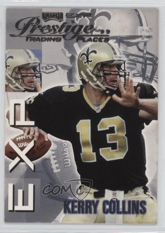 1999 Playoff Prestige EXP Trading Places Kerry Collins #EX56 1z7