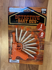 SUCTION DETECTIVE DART GUN Retro toy Gun Police Detective