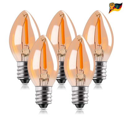 Edison LED Glühbirne C7 0 5W 2200K Warmweiß E