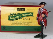 BRITAINS The Redcoats-Provincial Officer 60th Royal Americans 1755/64 Set 47013