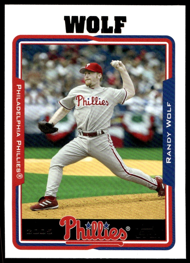 2005 Topps Randy Wolf #11 Philadelphia Phillies