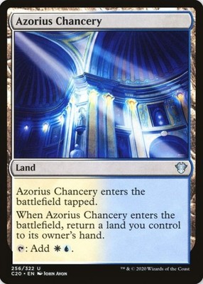 X 1 Azorius Chancery NM-M C20 256 MTG Magic The Gathering