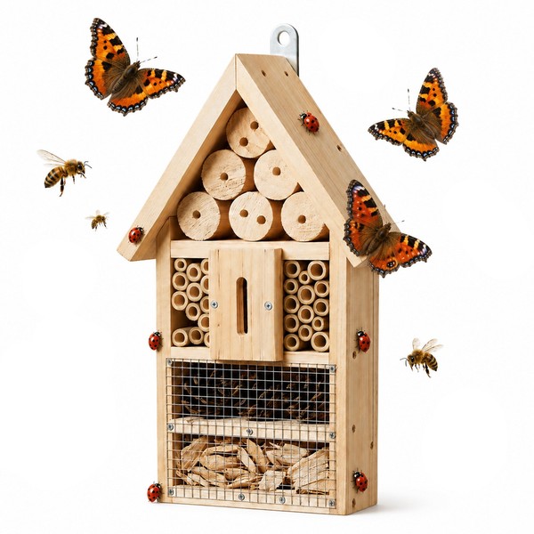 Insektenhotel Insektenhaus Bienenhotel Wildbienenhotel Wildbienenhaus Bausatz-image