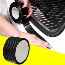 Car Door Entry Guards Scratch Cover Protector Paint Threshold Guard, Front black