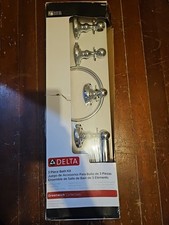 Delta Greenwich Bath Hardware Set Chrome 3-Pc/Set 138284 - Unopened