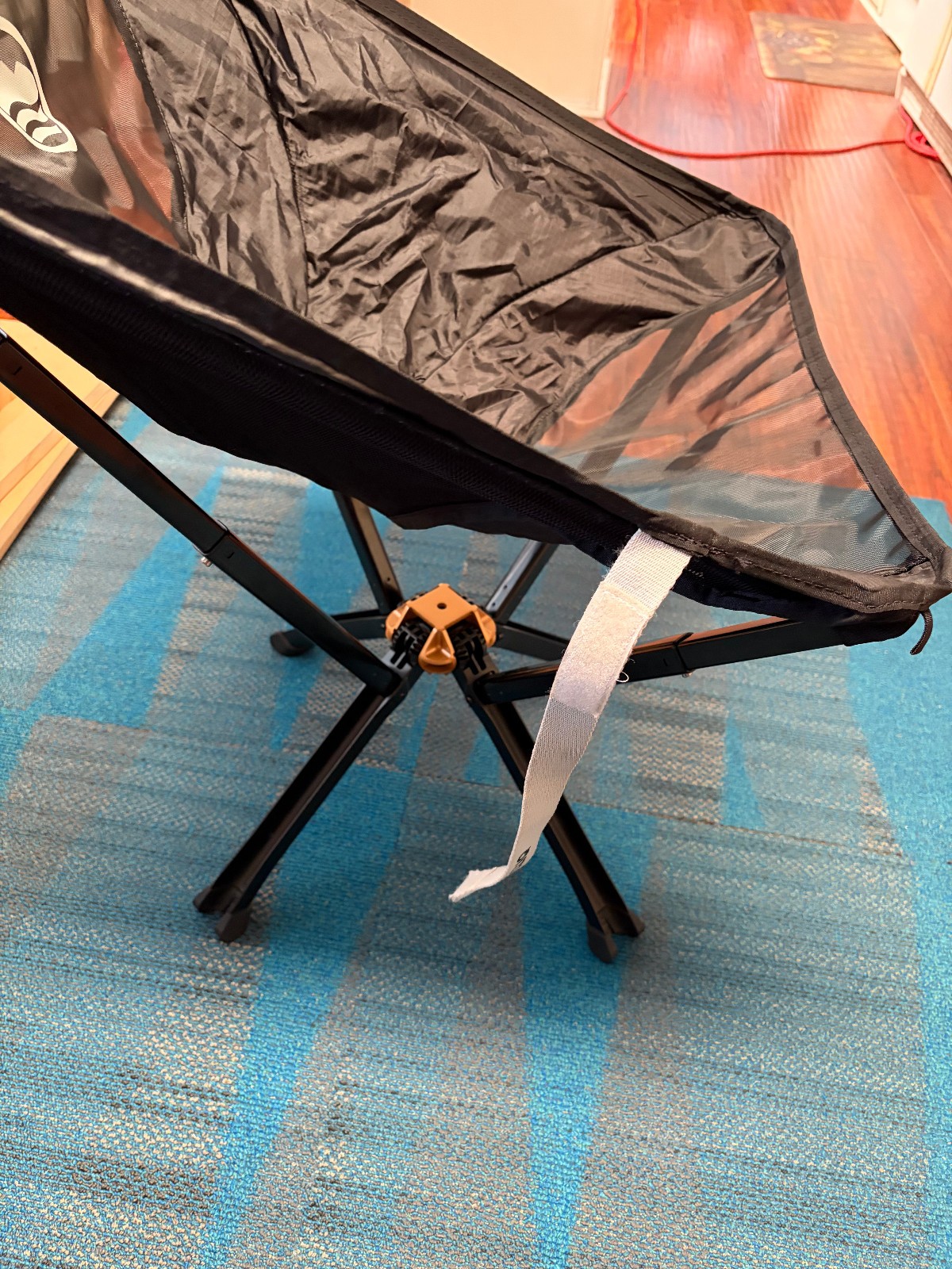 CLIQ Portable Chair Version 1.0 - Lightweight Folding Chair for Camping - Black