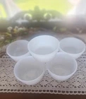 Set of 6 Vintage 60s Fire King Anchor Hocking Custard Cup Milk Glass Small Bowls