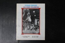 Titan Tipoff Cal State Fullerton Basketball Program 1978 Schlitz Beer