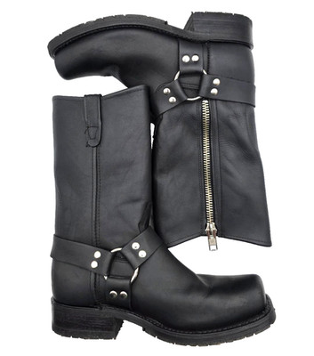 Double H Harness Black Oil-Resistant Boots Made in USA SIZE 9.5D
