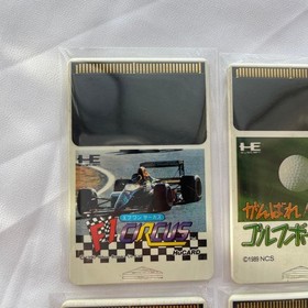 PC Engine HU Card Set of 6 F1 Circus, etc.