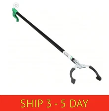 UNGER Trash Grabber: Squeeze Handle, 51 in Lg (e12)