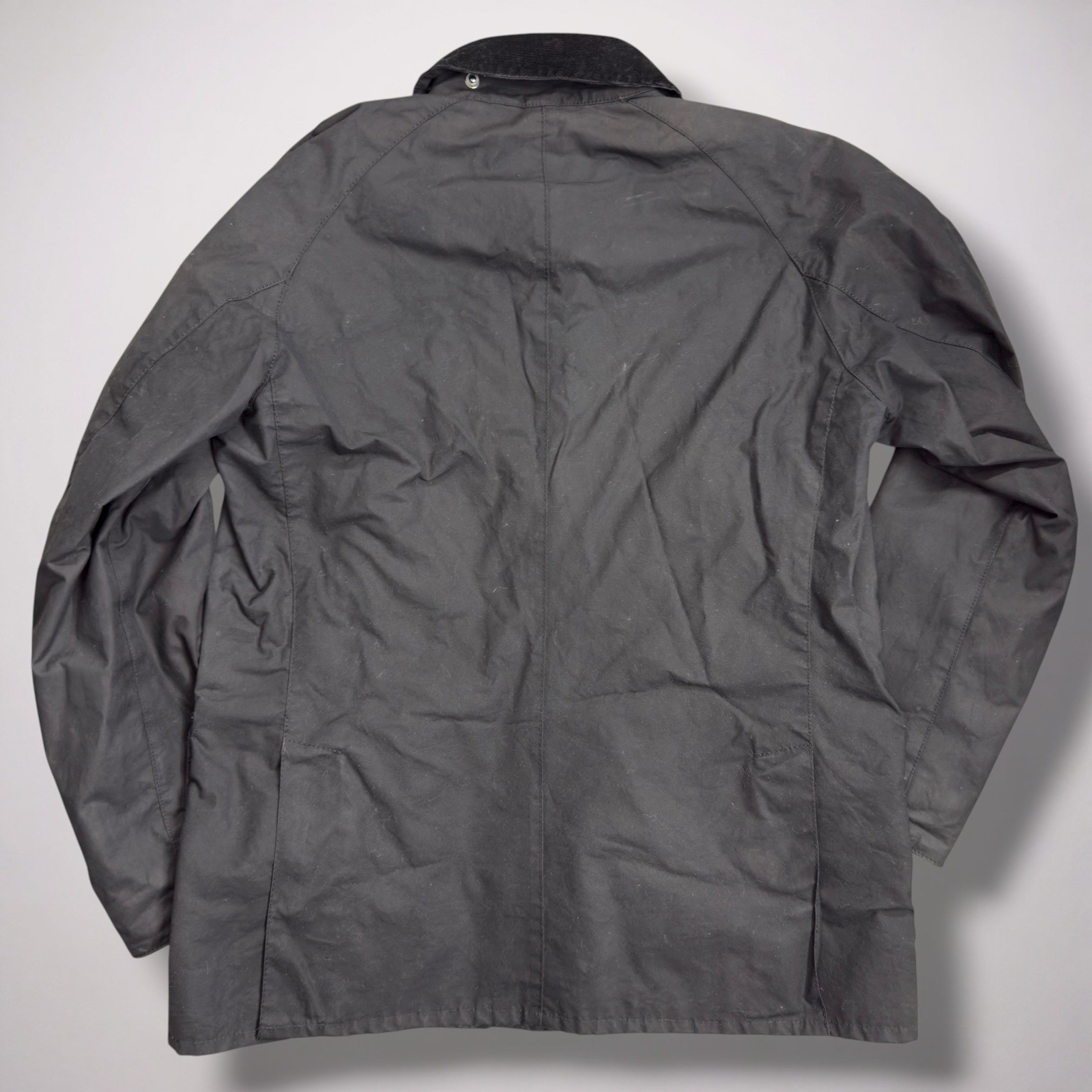 Barbour Ashby Wax Jacket Men’s Large Black image 3