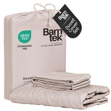 - Duvet Cover Set - 100 Viscose Derived from Bamboo Duvet Cover Queen Size, ...
