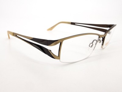 NOS Brendel Eschenbach 902108 Eyeglasses FRAMES 20 Brown 51[]17-135 Beige M083