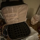CONKEV Black Makeup Case with Zipper Closure and Carrying Handle — photo 2