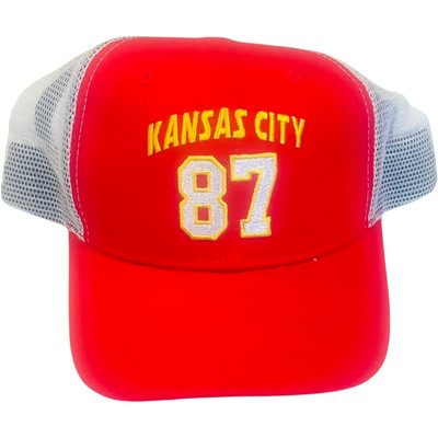 Kansas City Chiefs # 87 Baseball Hat / Cap - Snapback KC Chiefs Hat