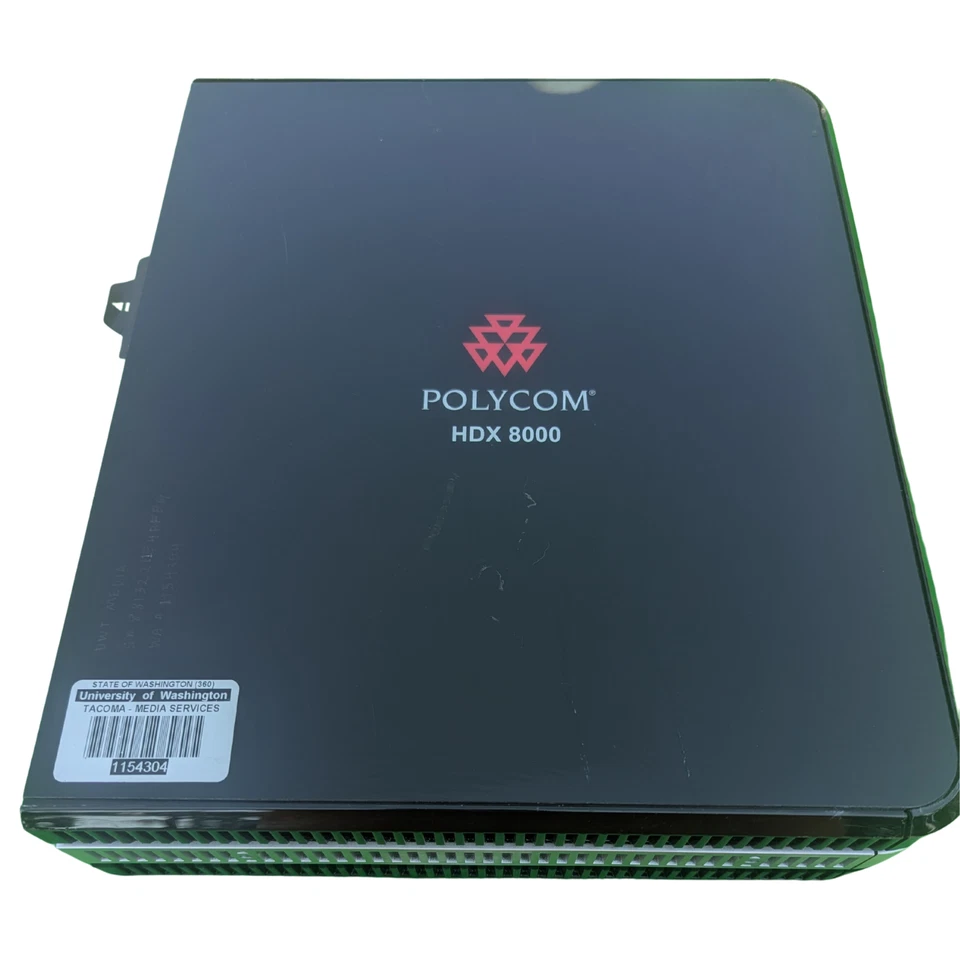 Polycom HDX 8000 Video Conferencing System + EagleEye PTZ Camera + Remote - Image 3 of 4