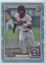 2020 Bowman Draft 1st Edition Sky Blue Foil Alerick Soularie #BD-94 8c8