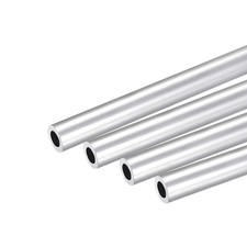 4pcs Aluminum Round Tube 5mm OD 3mm Inner Dia 250mm Length Pipe Tubing